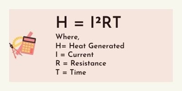 Formula for calculating heat loss in a solar cell.