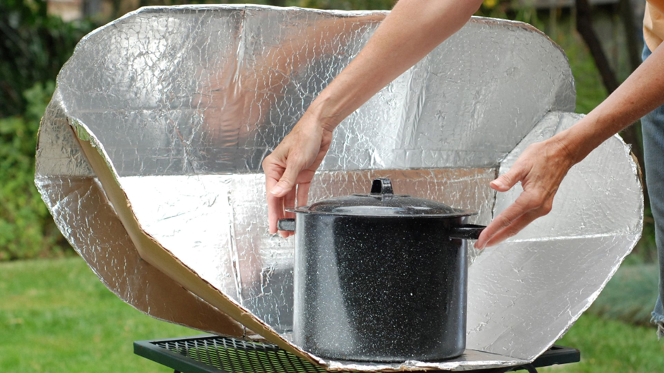 Solar cooker uses solar energy for cooking food.