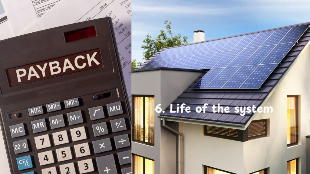 Home solar pays you gradually over a period of time.