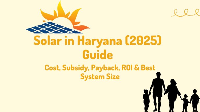 Solar in Haryana: Cost, subsidy, payback and ROI
