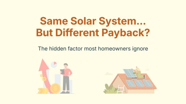 Electricity Tariff Impact on Solar Payback.