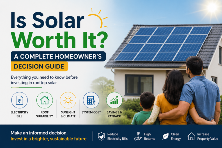 Is solar worth it blog banner.